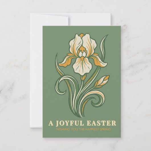 Modern Botanical Easter Blessings (Voorkant)