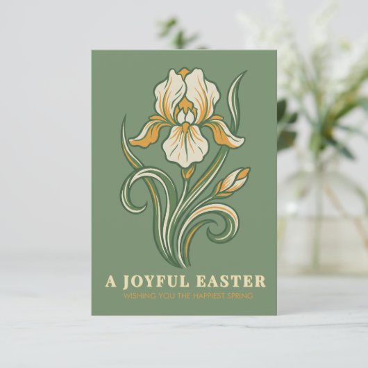 Modern Botanical Easter Blessings (Staand voorkant)