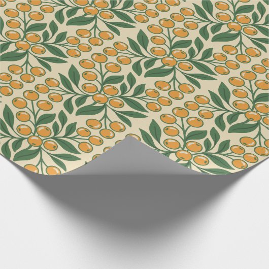 Modern Botanical Easter Blessings Cadeaupapier (Hoek)