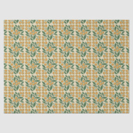 Modern Botanical Easter Blessings Tissuepapier