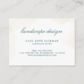 Modern Botanical Eucalyptus Greenery Elegant Visitekaartje (Achterkant)