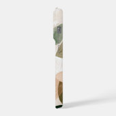 Modern Botanical Leaf Phone Case – Earth Tone  iPhone Hoesje (Linkerkant)