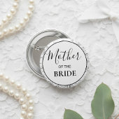 Modern Botanical Mother of the Bride Ronde Button 5,7 Cm