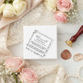 Modern Botanical Wedding Welcome Minimal Bedankjes Labels