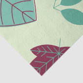 Modern Botanisch Bladpatroon Tissuepapier (Detail)
