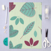 Modern Botanisch Bladpatroon Tissuepapier (Craft)