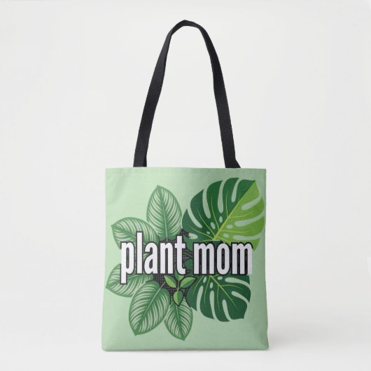 Modern botanisch grafisch ontwerp tote bag (Voorkant)