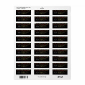 Modern botanisch rood hulst dennenboom bedrijfslog etiket (Full Sheet)