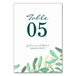 Modern Botanisch Tafelnummer