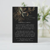 MODERN botanische Eucalyptus ONYX - Gegevens INFO Informatiekaartje (Staand voorkant)