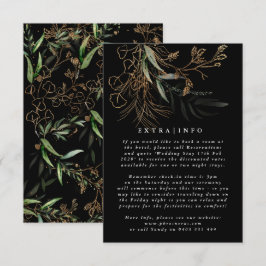 MODERN botanische Eucalyptus ONYX - Gegevens INFO Informatiekaartje