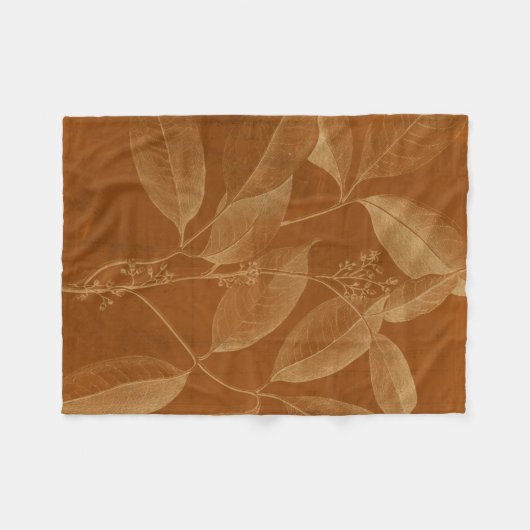 Modern Botany VI Fleece Deken (Voorkant (Horizontaal))