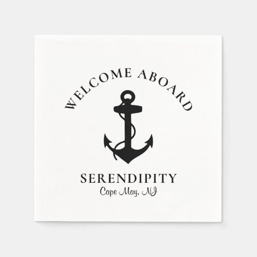 modern botenanker servet (Voorkant)