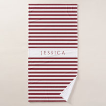 Modern Bourgogne Stripes patroon