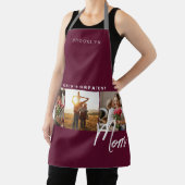 Modern Bourgondië Drie foto koken Schort (Insitu)