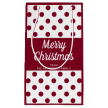 Modern Bourgondië Script Prettig Kerstfeest