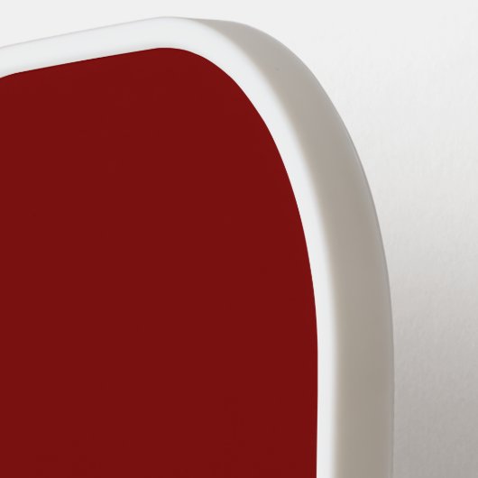 Modern Bourgondisch rood monogram Pickleball Paddle (Links Detail)