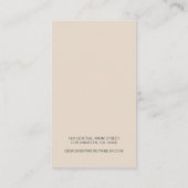 Modern Boutique Earring Display Kaart Visitekaartje (Achterkant)