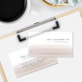 Modern Boutique Sandy Brown Waterverf Business Informatiekaartje