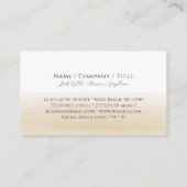 Modern Boutique Tan Taupe Waterverf Business Informatiekaartje (Achterkant)