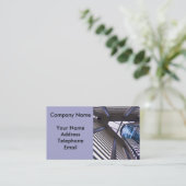 Modern bouwontwerp visitekaartje (Staand voorkant)