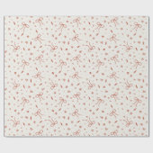 Modern Bows & Botanicals Christmas Collection Cadeaupapier (Vlak)