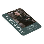 Modern Boy Afstuderen Foto Magneet (Rechterzijde)