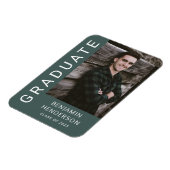 Modern Boy Afstuderen Foto Magneet (Linkerzijde)