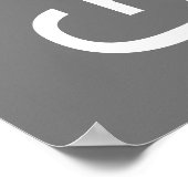 Modern Boy Afstuderen Foto Poster (Hoek)