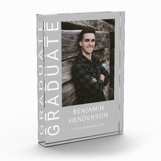 Modern Boy Afstuderen Fotoblokken (Links)