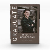 Modern Boy Afstuderen Fotoblokken (Voorkant)