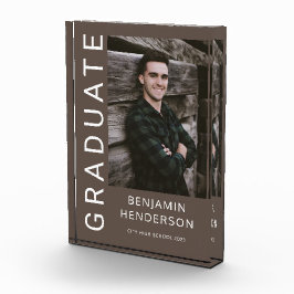 Modern Boy Afstuderen Fotoblokken