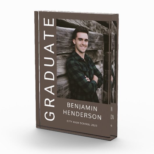 Modern Boy Afstuderen Fotoblokken (Rechts)