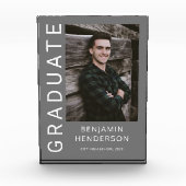Modern Boy Afstuderen Fotoblokken (Voorkant)