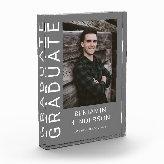 Modern Boy Afstuderen Fotoblokken (Links)