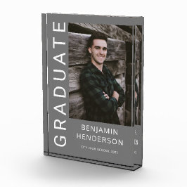Modern Boy Afstuderen Fotoblokken