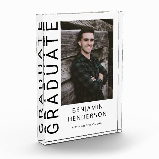 Modern Boy Afstuderen Fotoblokken (Links)