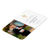 Modern Boy First Heilige Commune Afbeelding Magneet (Linkerzijde)