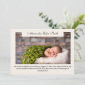 Modern Boy Girl Foto Religious Baptisme Kaart (Staand voorkant)