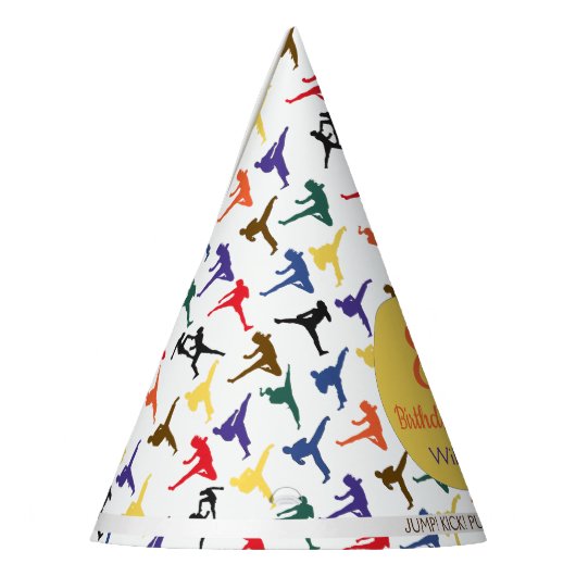 Modern Boy Kids Verjaardagsfeest Martial Arts Kara Feesthoedjes (Links)