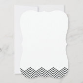 Modern Boy Little Man Mustache Baby shower Kaart (Achterkant)