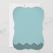 Modern Boy Little Man Mustache Baby shower Kaart (Achterkant)