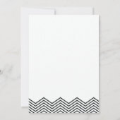 Modern Boy Little Man Mustache Baby shower Kaart (Achterkant)