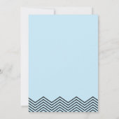 Modern Boy Little Man snor TWINS Baby shower Kaart (Achterkant)