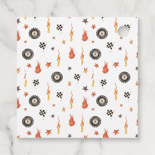  Modern Boys Trucks Racing Checkers Bedankjes Labels (Achterkant)