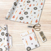 Modern Boys Trucks Racing Checkers Waterverf Cadeaupapier