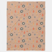 Modern Boys Waterverf Truck Racing Banden Auto's T Fleece Deken (Voorkant)