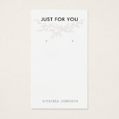 Modern Branch Earthy-verhuurkaart Visitekaartje (Voorkant)