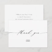 Modern Branded Bedankt (Voorkant / Achterkant)