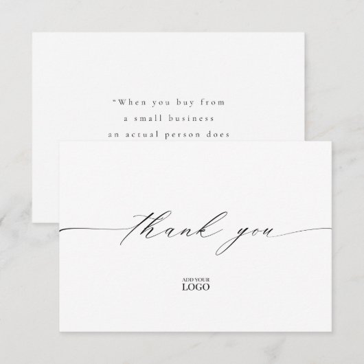 Modern Branded Bedankt (Voorkant / Achterkant)